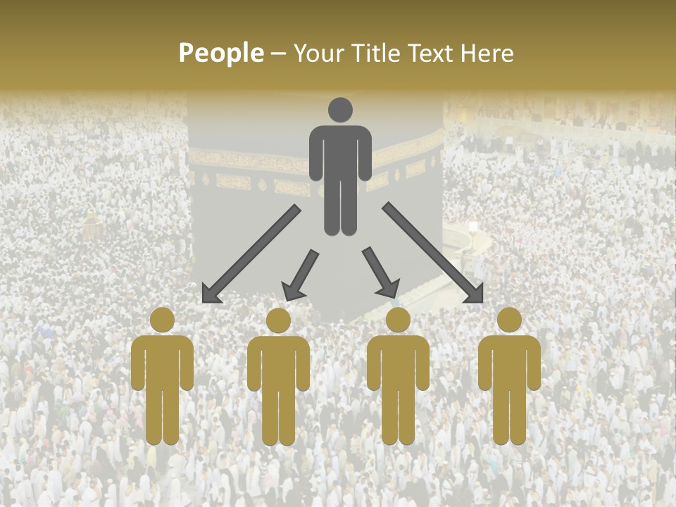 Crowd Evening Holy PowerPoint Template