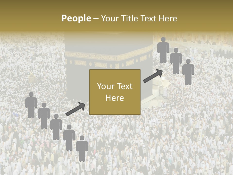 Crowd Evening Holy PowerPoint Template