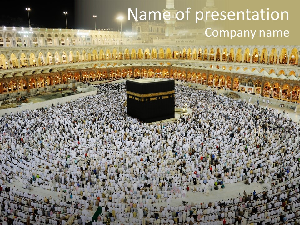 Kaaba Masjid Al Haram Haram PowerPoint Template