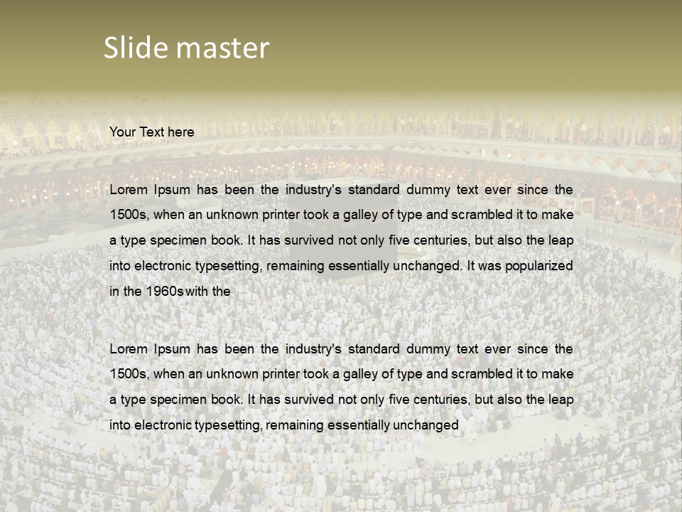 Kaaba Masjid Al Haram Haram PowerPoint Template