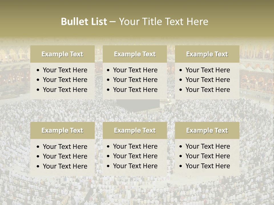 Kaaba Masjid Al Haram Haram PowerPoint Template