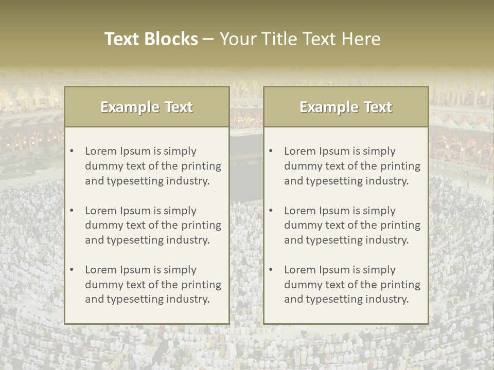 Kaaba Masjid Al Haram Haram PowerPoint Template