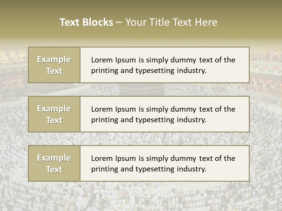 Kaaba Masjid Al Haram Haram PowerPoint Template