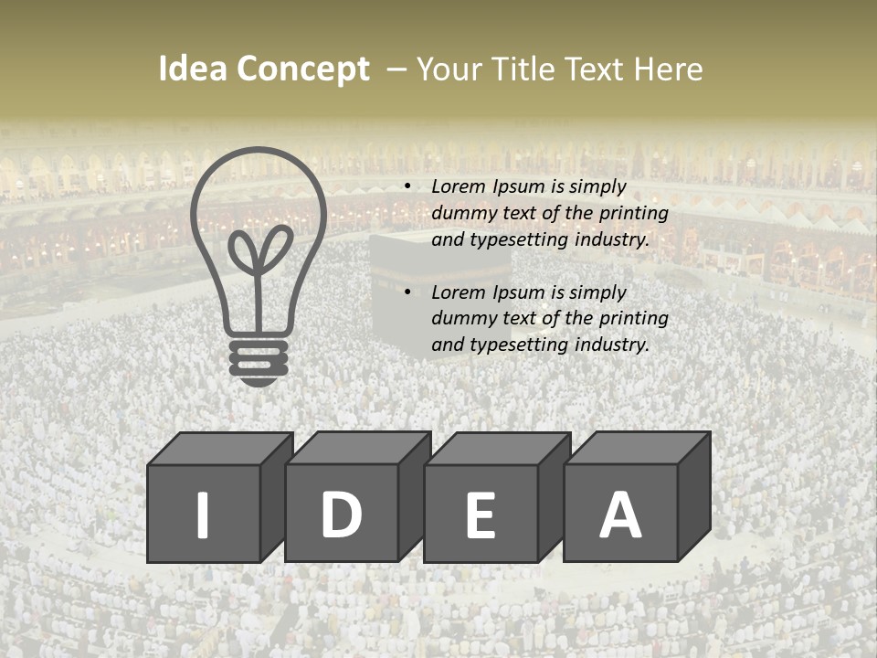 Kaaba Masjid Al Haram Haram PowerPoint Template