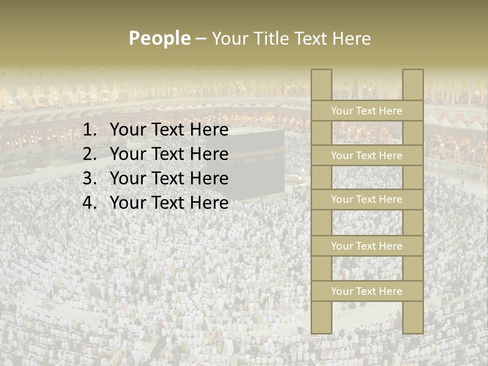Kaaba Masjid Al Haram Haram PowerPoint Template