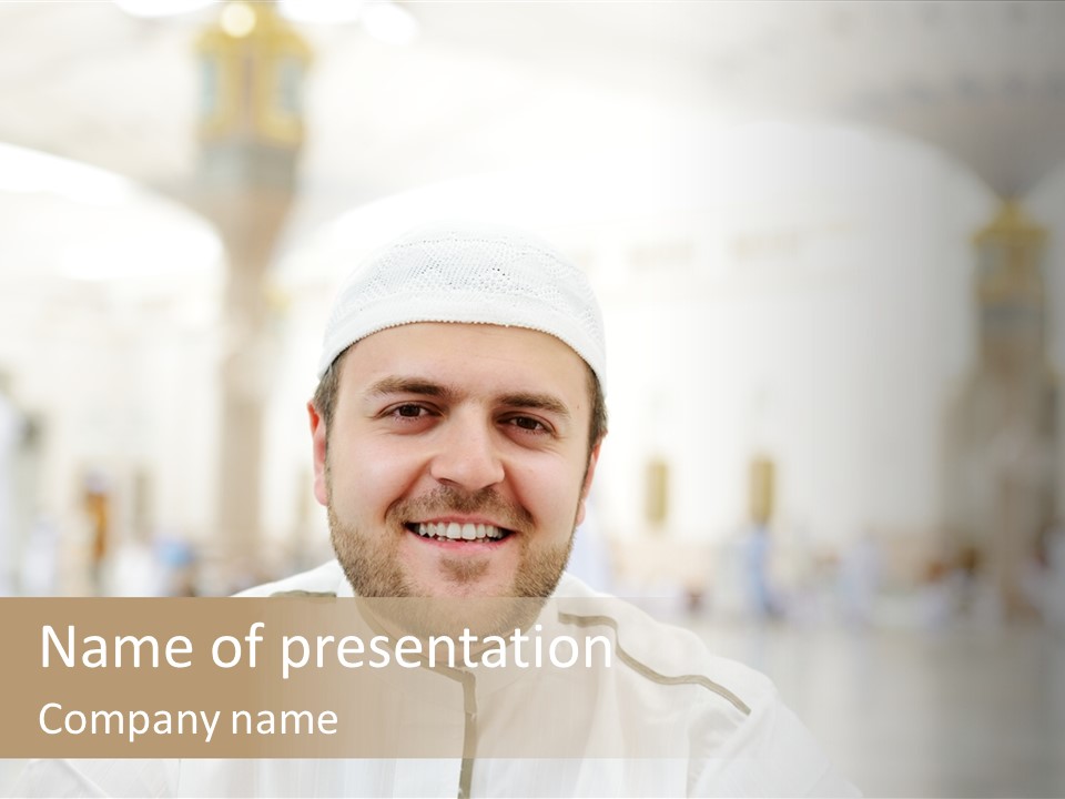 Medina Prayer People PowerPoint Template