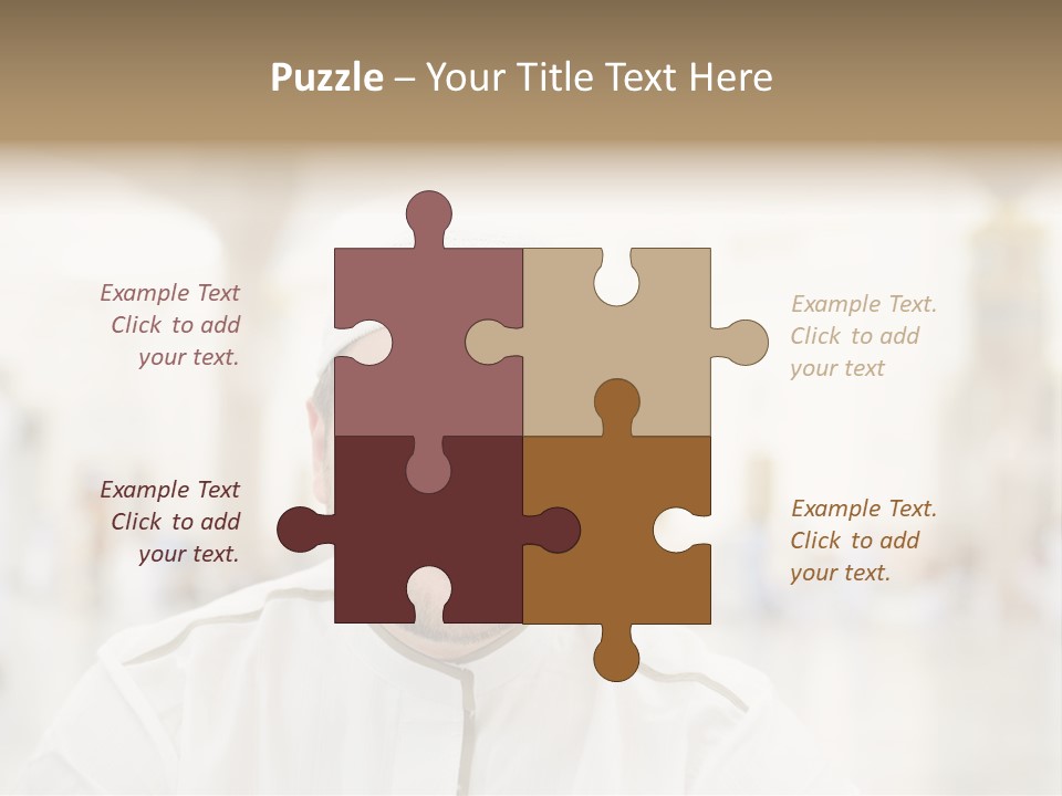 Medina Prayer People PowerPoint Template