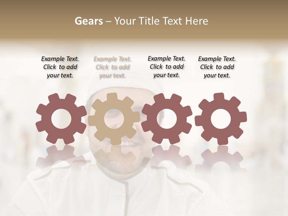 Medina Prayer People PowerPoint Template