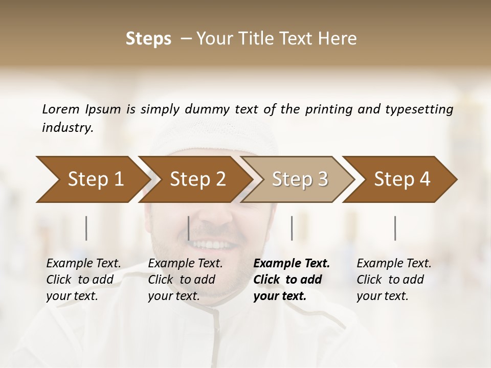 Medina Prayer People PowerPoint Template