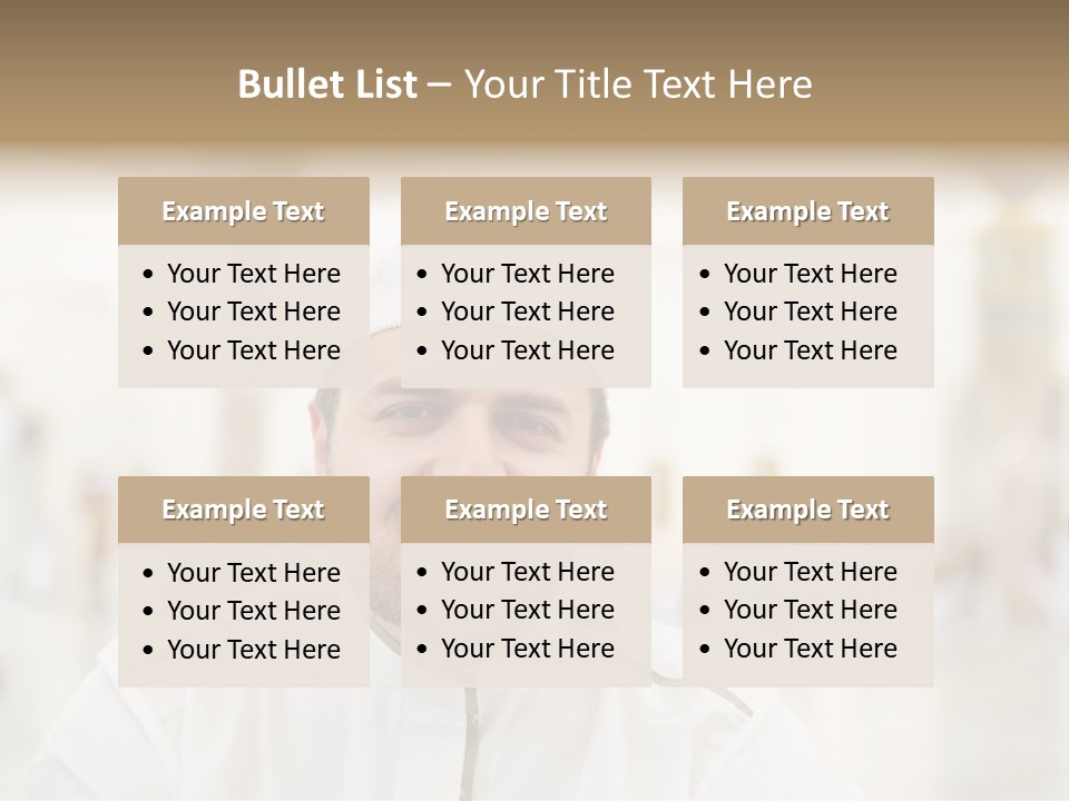 Medina Prayer People PowerPoint Template