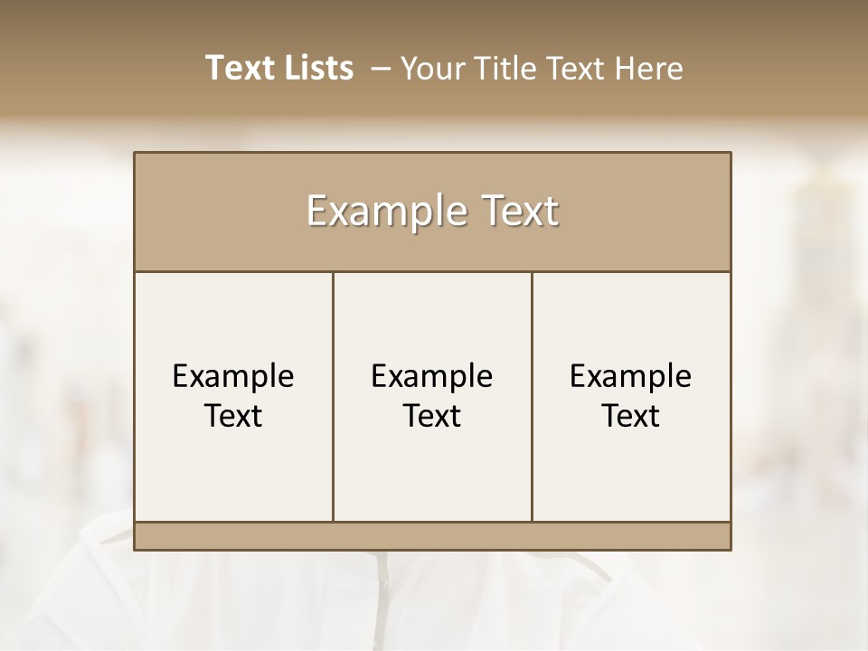 Medina Prayer People PowerPoint Template