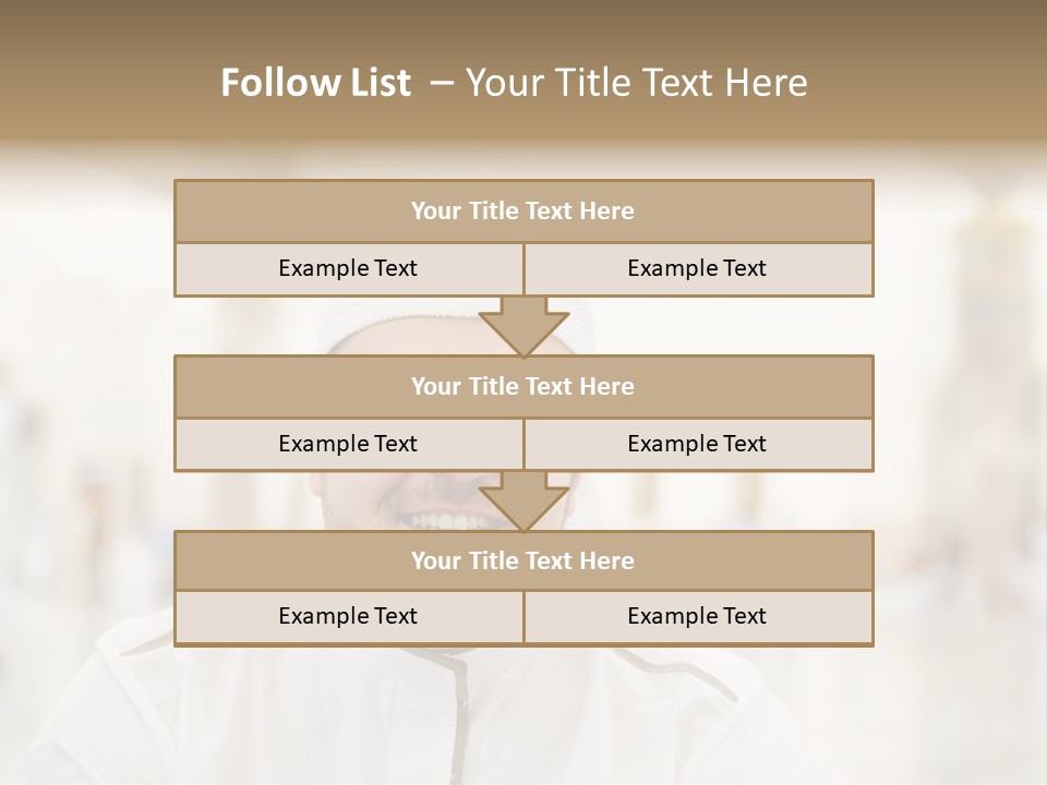 Medina Prayer People PowerPoint Template