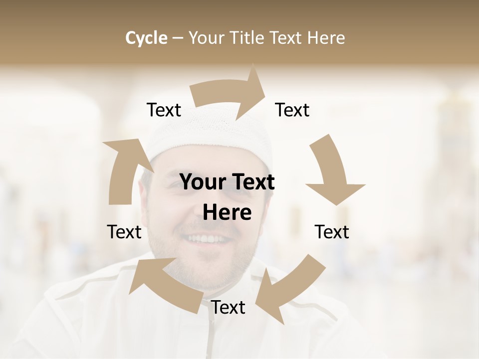 Medina Prayer People PowerPoint Template