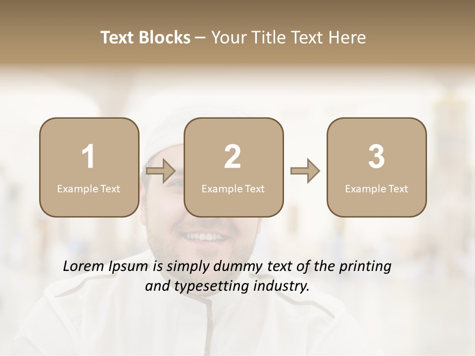 Medina Prayer People PowerPoint Template