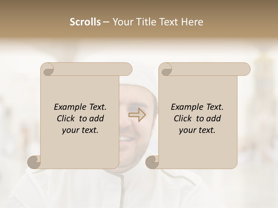 Medina Prayer People PowerPoint Template