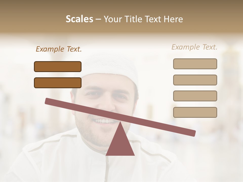 Medina Prayer People PowerPoint Template