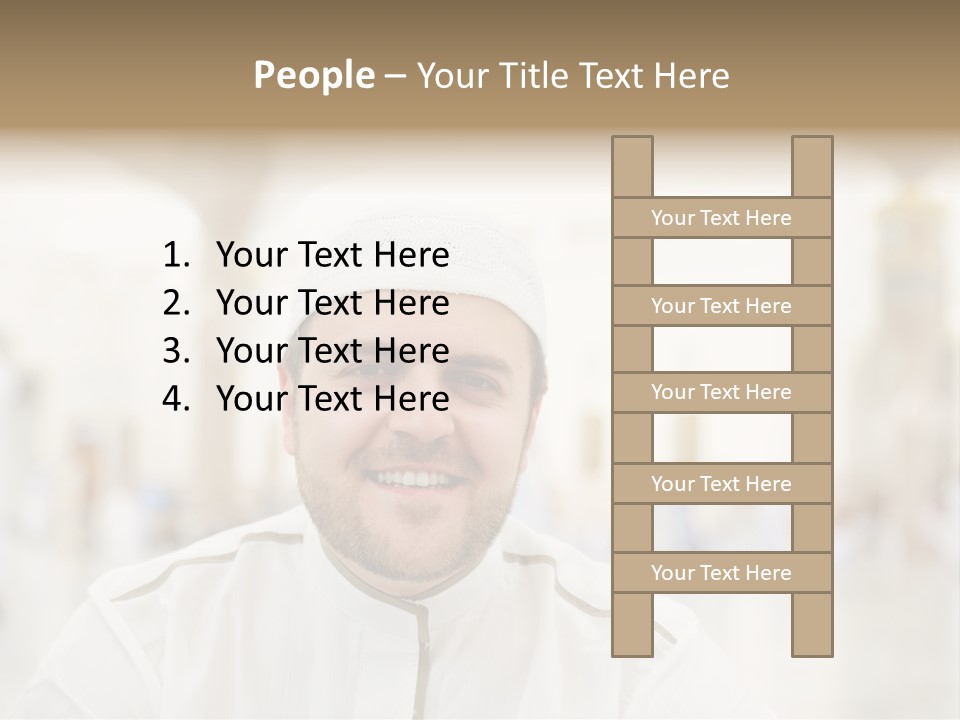 Medina Prayer People PowerPoint Template