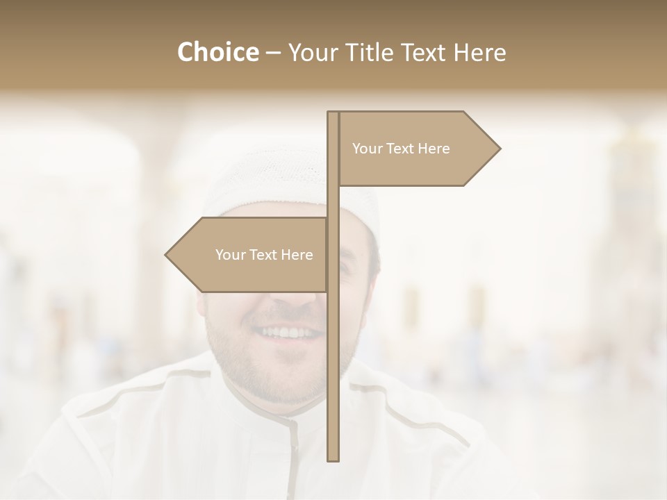 Medina Prayer People PowerPoint Template