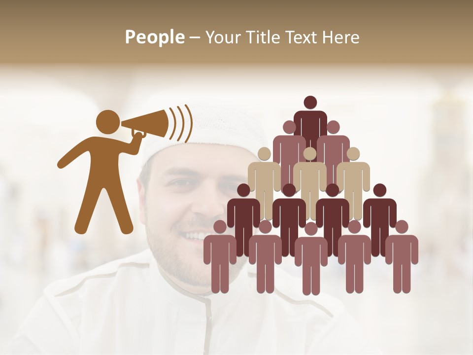 Medina Prayer People PowerPoint Template
