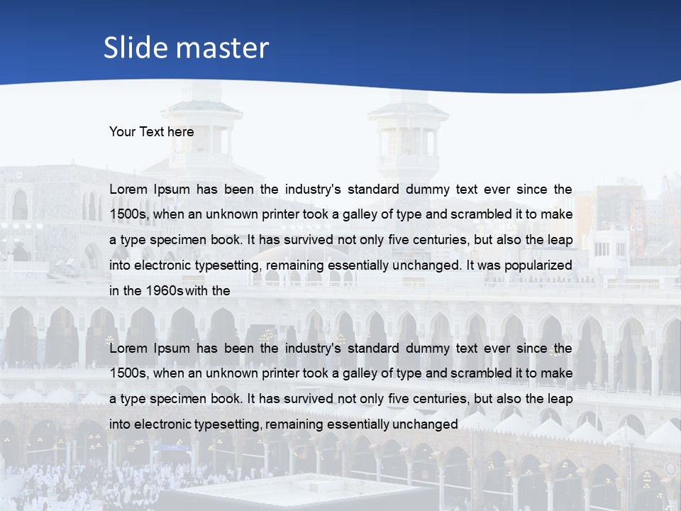 God Arab Allah PowerPoint Template