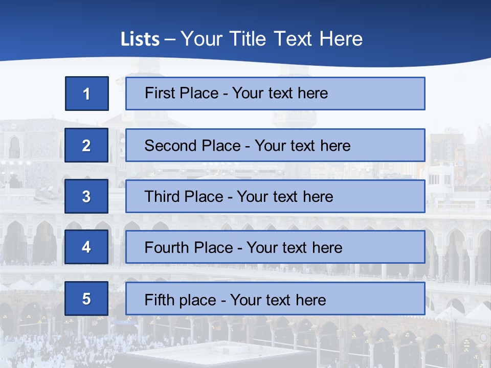 God Arab Allah PowerPoint Template