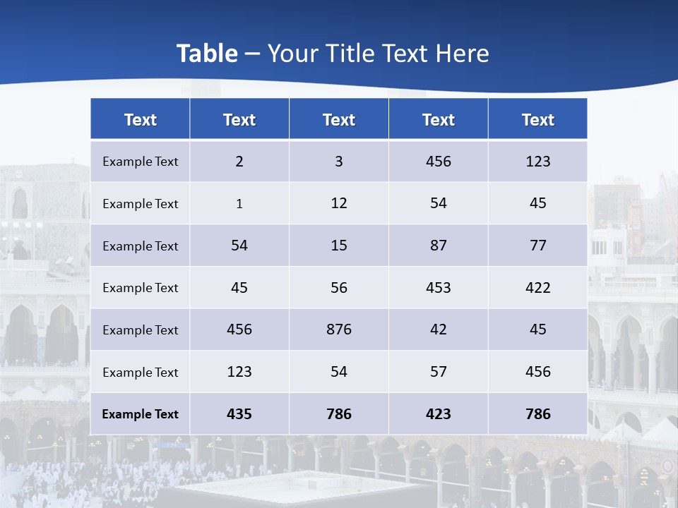 God Arab Allah PowerPoint Template