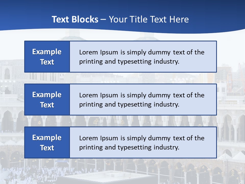 God Arab Allah PowerPoint Template