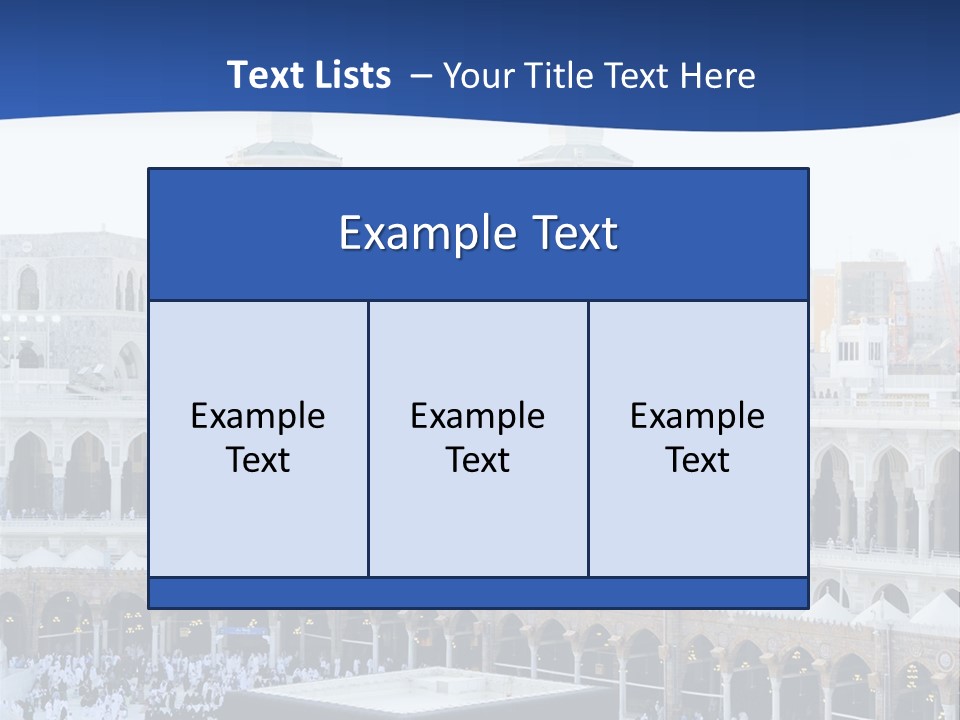God Arab Allah PowerPoint Template