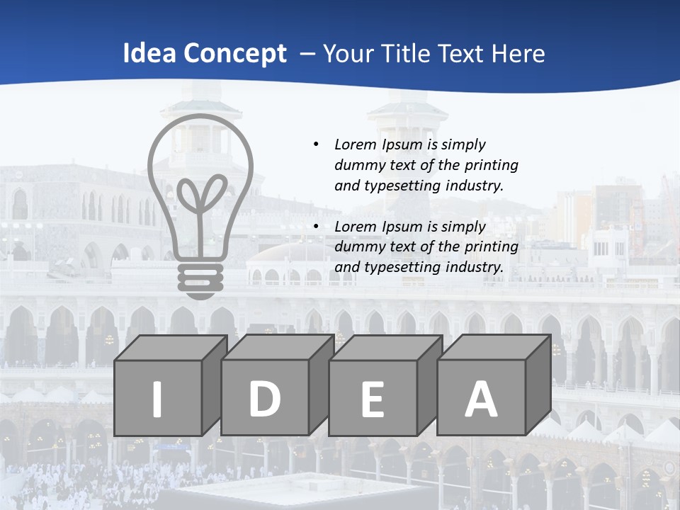 God Arab Allah PowerPoint Template