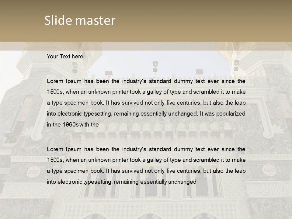 Masjid Pilgrim Pilgrimage PowerPoint Template