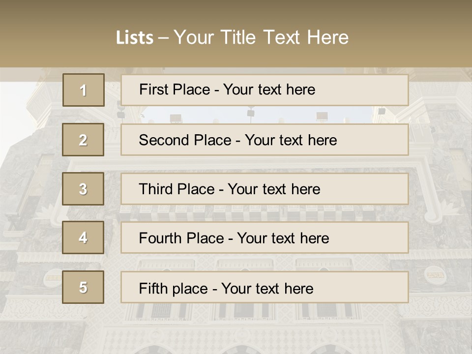 Masjid Pilgrim Pilgrimage PowerPoint Template