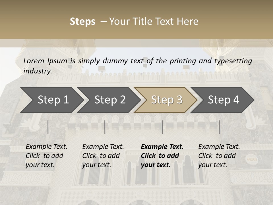 Masjid Pilgrim Pilgrimage PowerPoint Template