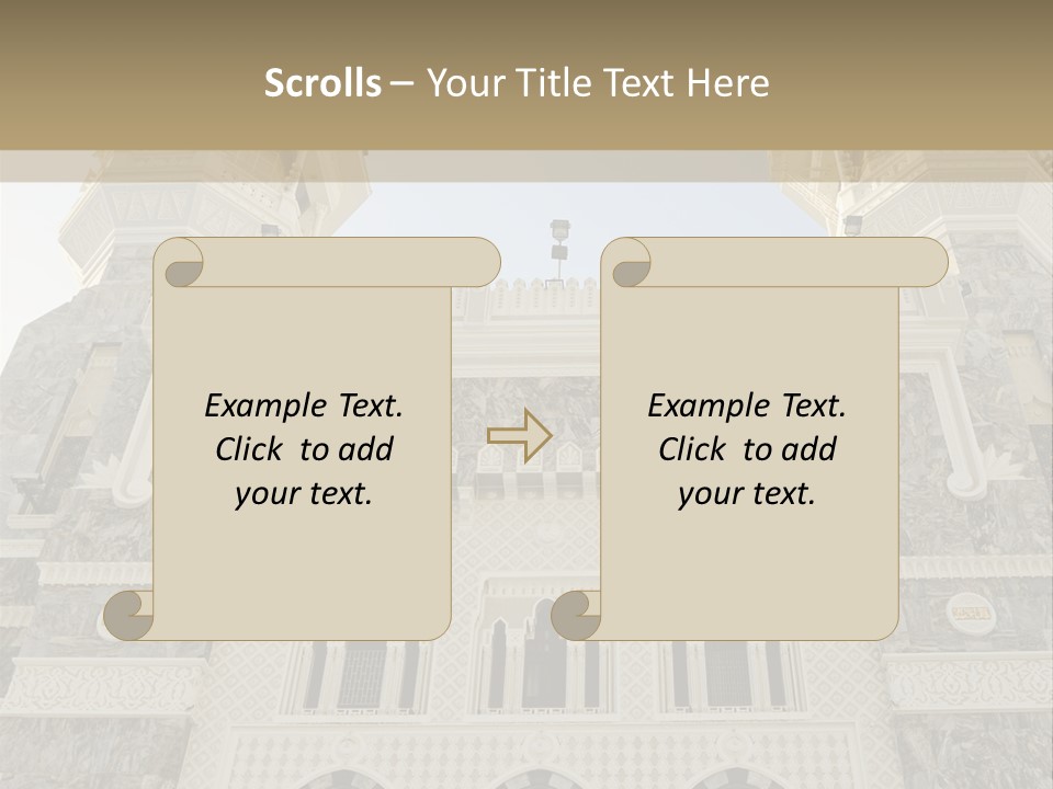 Masjid Pilgrim Pilgrimage PowerPoint Template