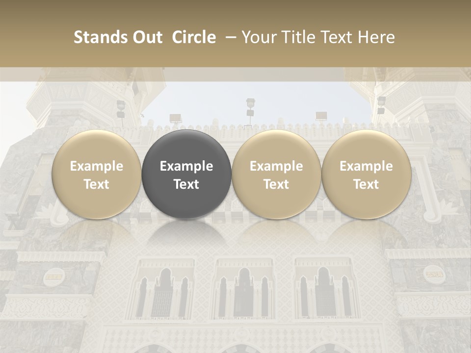 Masjid Pilgrim Pilgrimage PowerPoint Template