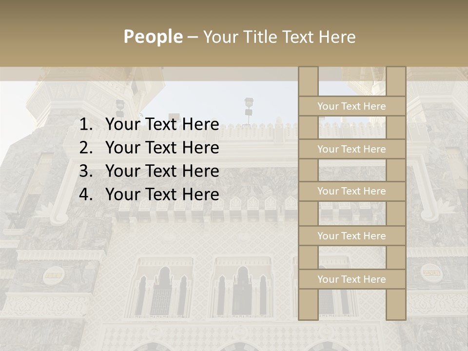 Masjid Pilgrim Pilgrimage PowerPoint Template