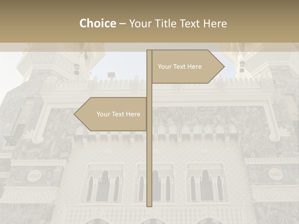 Masjid Pilgrim Pilgrimage PowerPoint Template