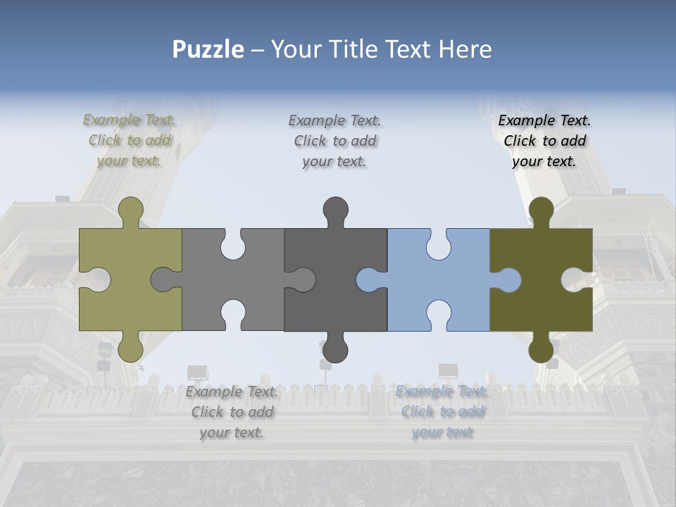 Background Masjid Omra PowerPoint Template