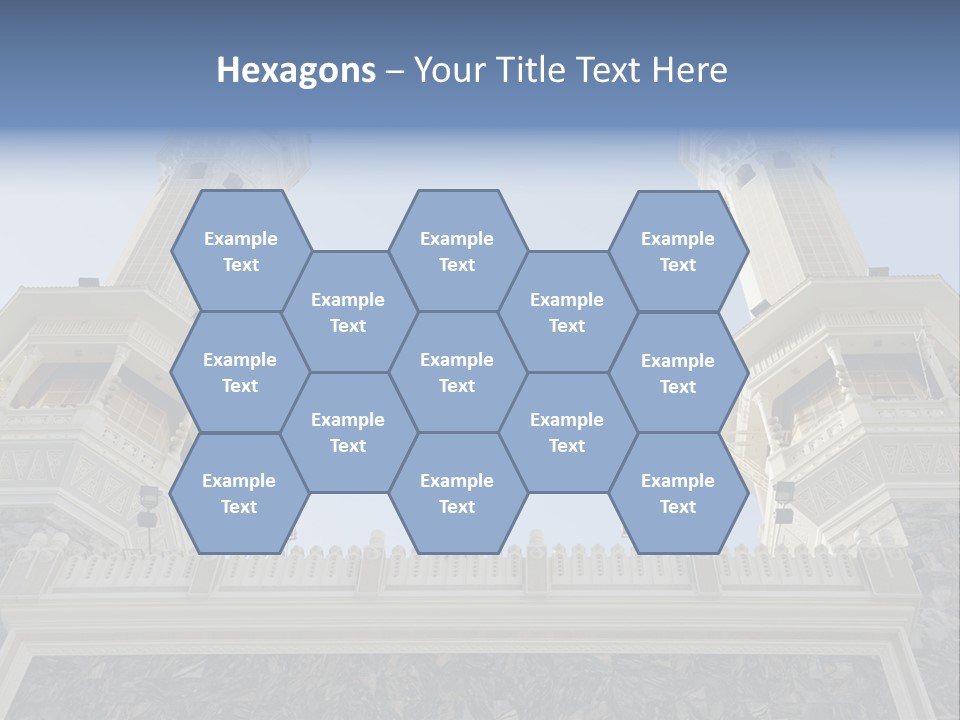 Background Masjid Omra PowerPoint Template