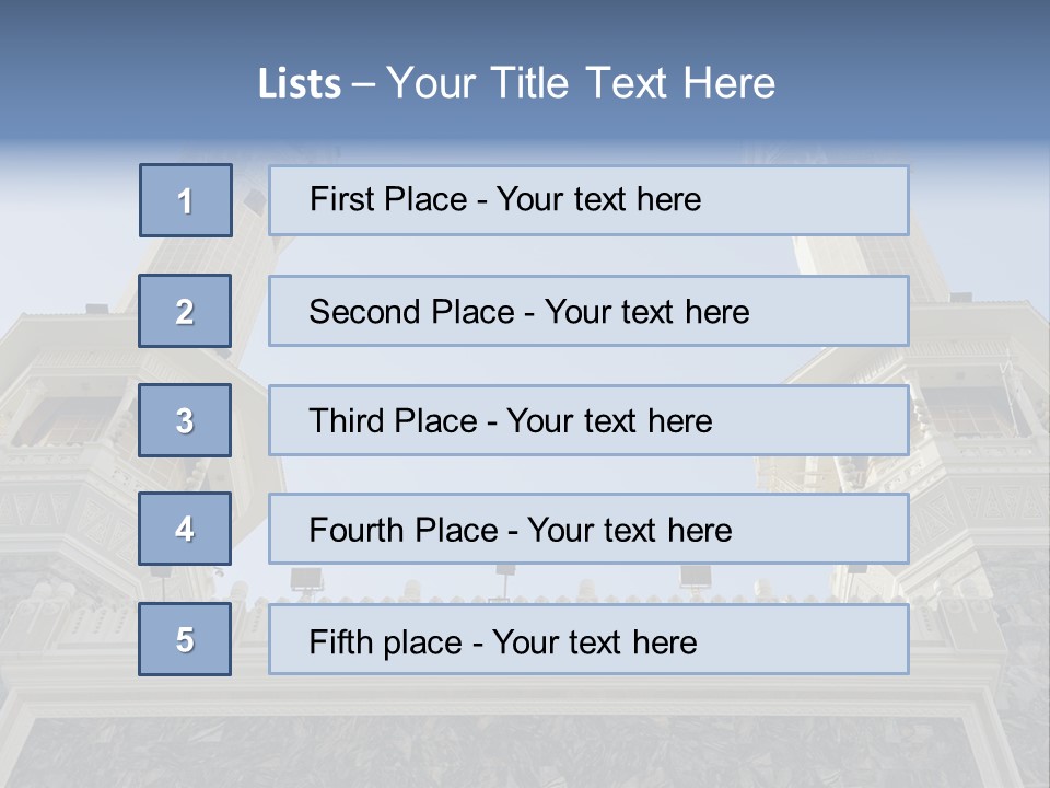 Background Masjid Omra PowerPoint Template