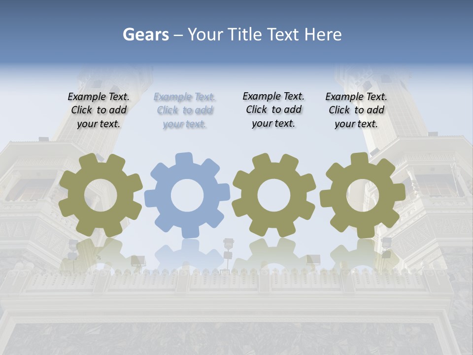 Background Masjid Omra PowerPoint Template