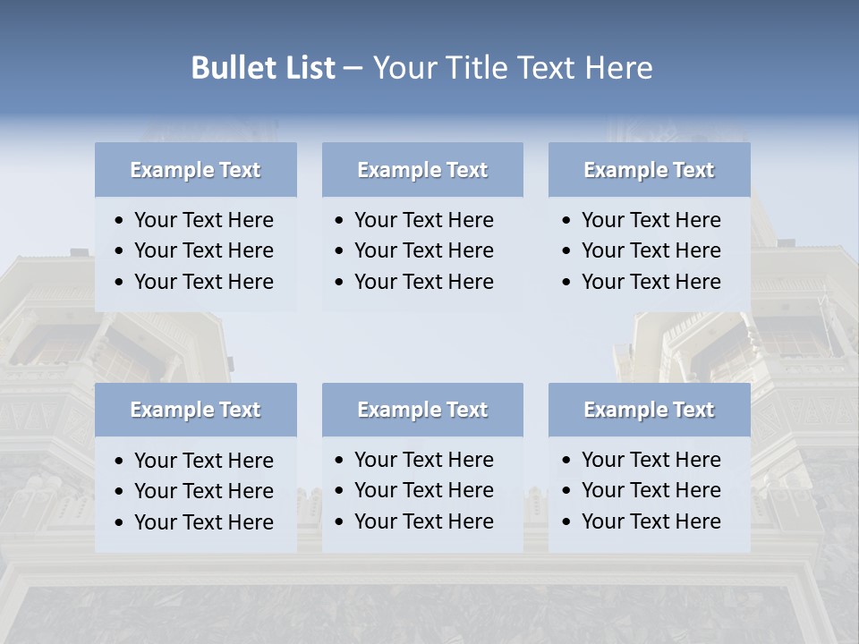 Background Masjid Omra PowerPoint Template