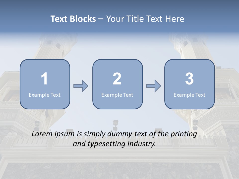 Background Masjid Omra PowerPoint Template