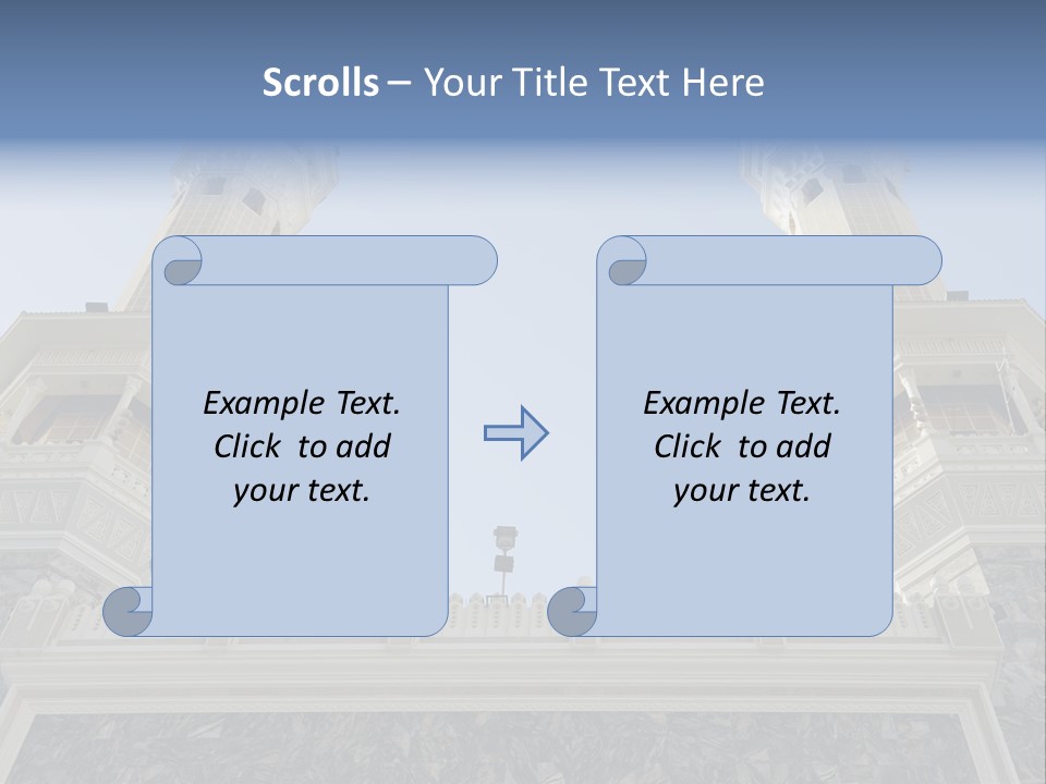 Background Masjid Omra PowerPoint Template