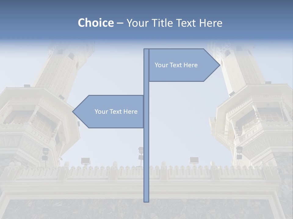 Background Masjid Omra PowerPoint Template