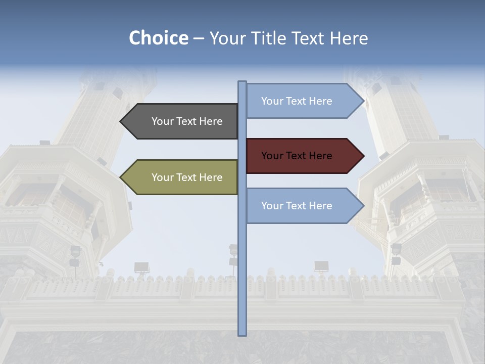 Background Masjid Omra PowerPoint Template