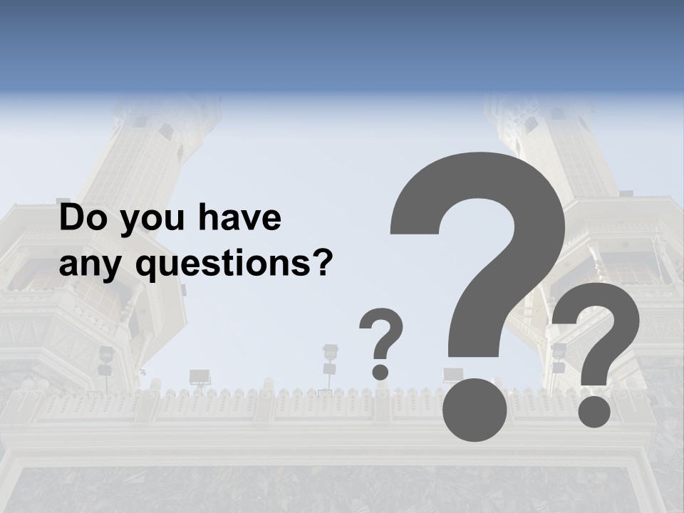 Background Masjid Omra PowerPoint Template