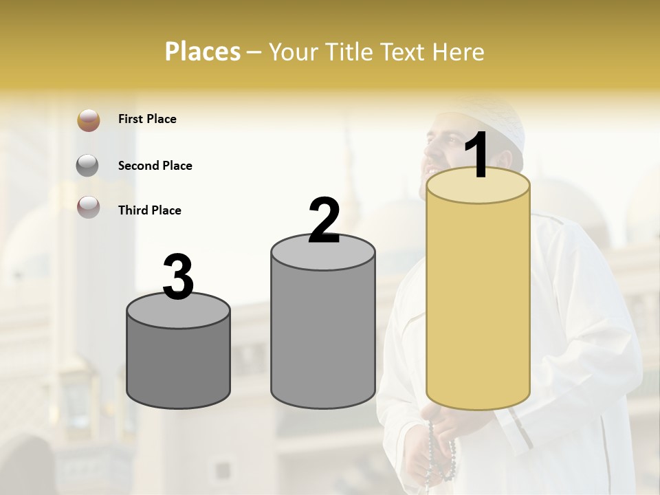 Man Sitting Holiest PowerPoint Template