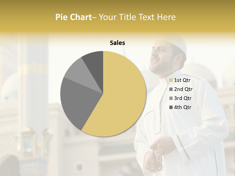 Man Sitting Holiest PowerPoint Template