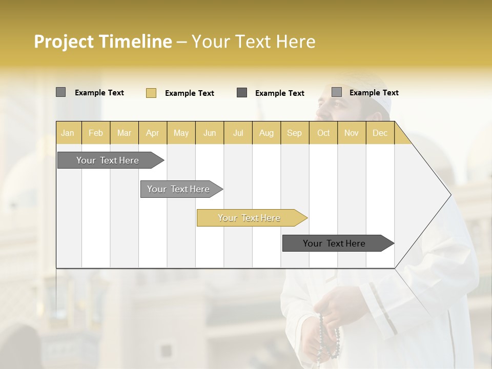 Man Sitting Holiest PowerPoint Template