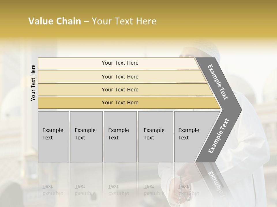 Man Sitting Holiest PowerPoint Template